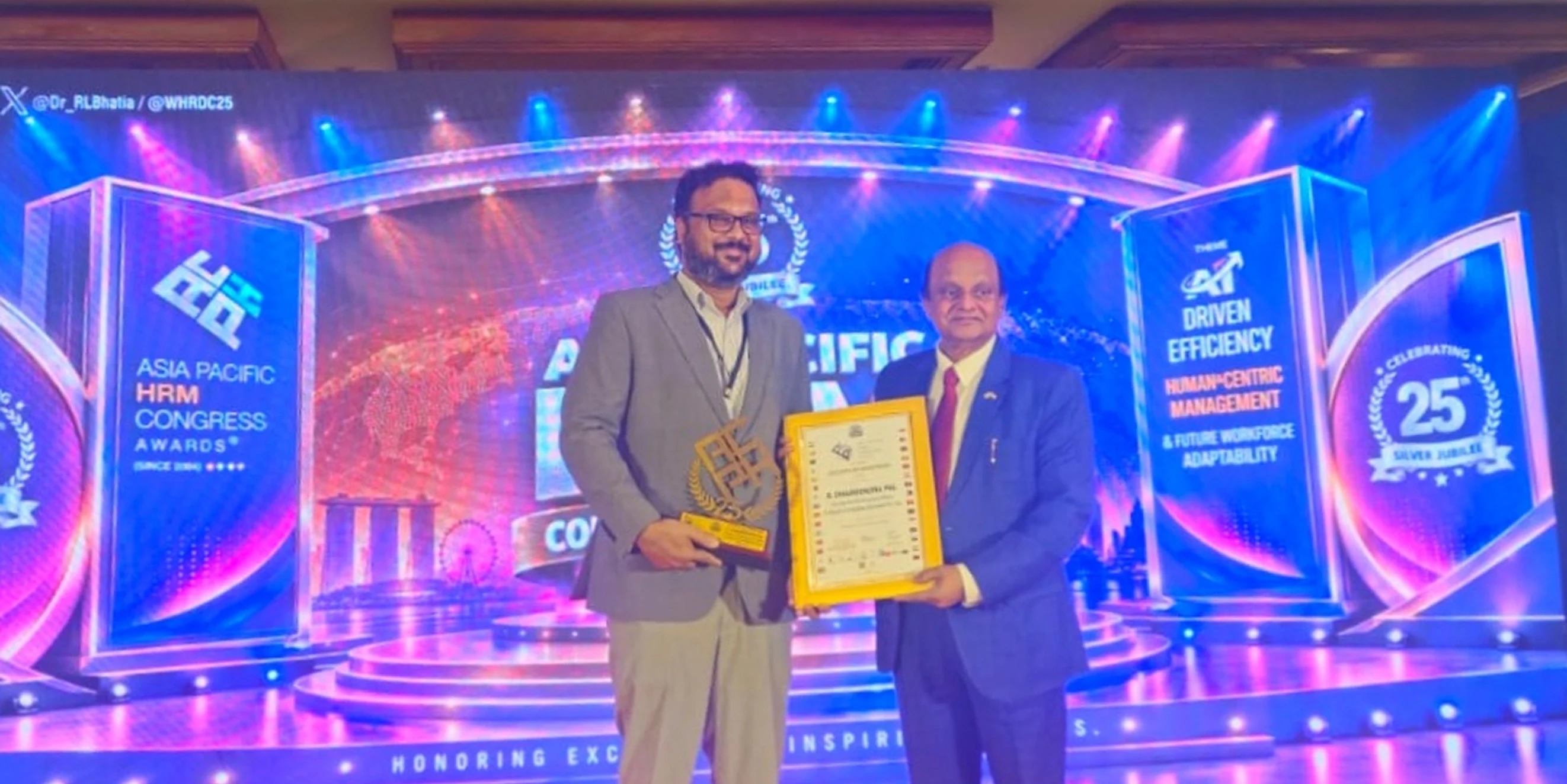 D Square Consulting Services’ Dharmendra Pal Honoured with “CEO With HR Orientation” Award at Asia Pacific HRM Congress & Awards 2026 - Image 1